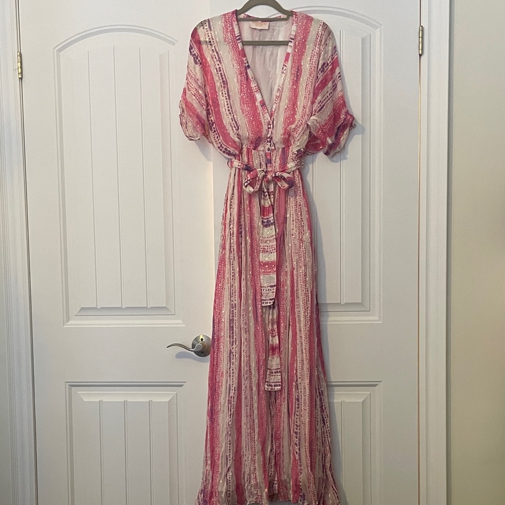 Beautiful Rococo Sand Maxi Beach Dress/coverup